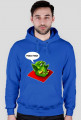 Bluza z kapturem męska Warcraft Peon wersja z jasną obwódką