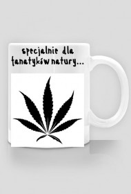 kubek ze ŚLICZNYM listkiem...