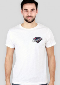 Koszulka slim biała CASANDRA #2 (logo przód i tył)