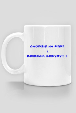 Kubek grzybiarza i wędkarza