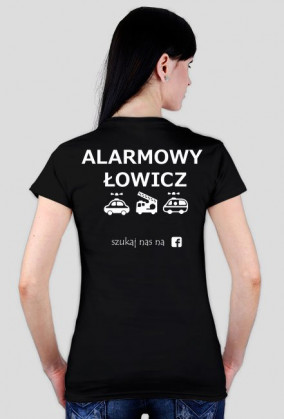 kleks alarmowy białe napisy