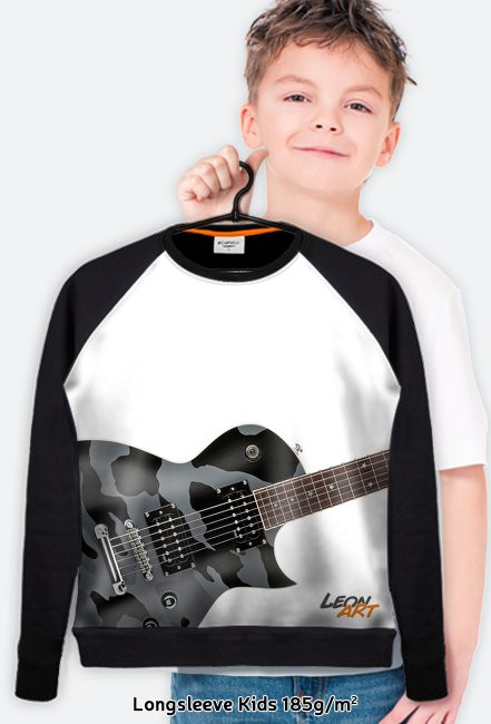 Longsleeve chłopięcy -ELECTRIC GUITAR-