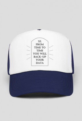 god said you will back-up your data cap