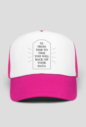 god said you will back-up your data cap