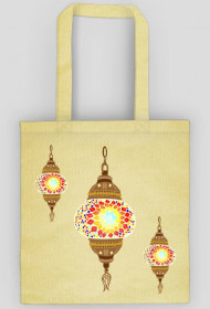 Lampa arabska. Torba bawełniana