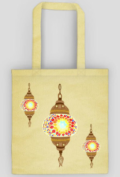 Lampa arabska. Torba bawełniana