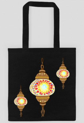 Lampa arabska. Torba bawełniana