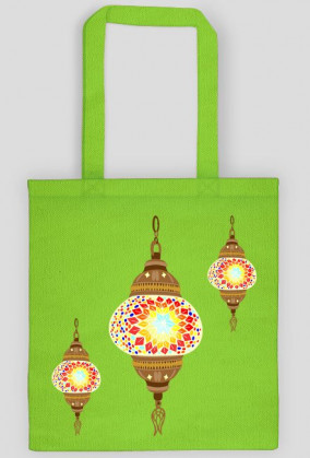 Lampa arabska. Torba bawełniana
