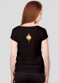Lampa arabska. Koszulka damska z krótkim rękawkiem