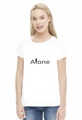 koszulka z nadrukiem Polish Alone