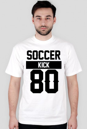 Koszulka Biała - Soccer Kick
