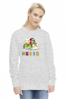 bluza z nadrukiem Polish Music Bluza