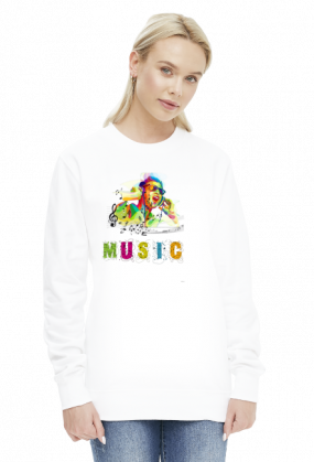 bluza z nadrukiem Polish Music Bluza