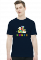 koszulka z nadrukiem Music