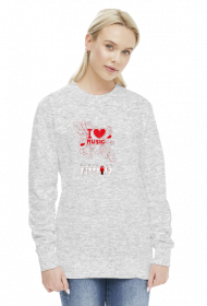 bluza z nadrukiem Bluza Polish Love