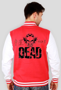 bluza z nadrukiem Bluza College DEAD