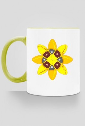 Babouche Marokańskie Kapcie. Kubek z kolorowym uchem