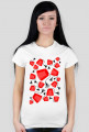 Czapeczki z Fezu. Prosty T-Shirt damski