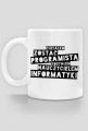 Kubek - Chciałem zostać programistą, zostałem nauczycielem informatyki  - koszulki informatyczne, koszulki dla programisty i informatyka - dziwneumniedziala.cupsell.pl