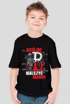 Koszulka patriotyczna "Dziś idę walczyć mamo!"