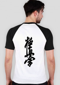 Koszulka z czarnymi rękawami - Kanji Karate Kyokushin