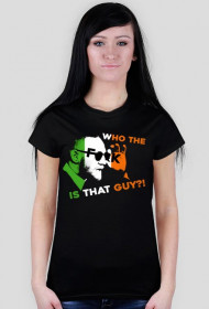 Conor McGregor Who The Fook Is That Guy UFC 205 T-Shirt Black Women