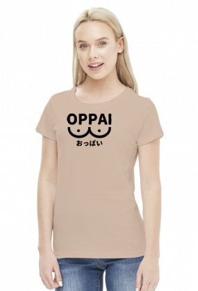 T-shirt damski - Oppai