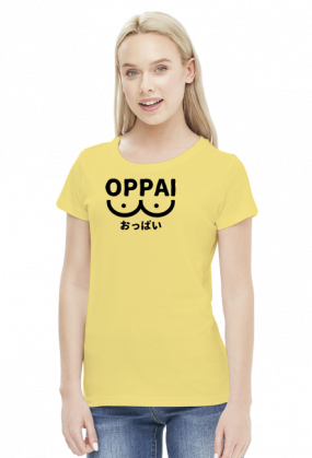 T-shirt damski - Oppai
