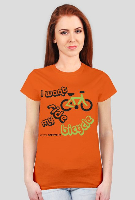 I want ride my bicycle