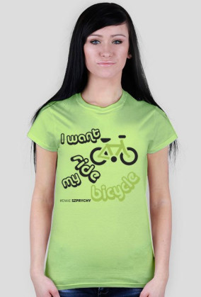 I want ride my bicycle