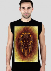 Koszulka męska yellow lion