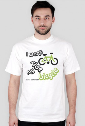 I want ride my bicycle