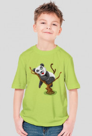 Koszulka dziecięca Panda na drzewie
