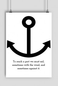 PLAKAT MOTYWACYJNY KOTWICA