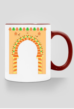 Brama do medyny. Kubek z kolorowym uchem