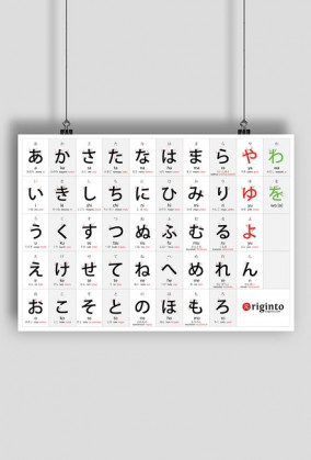 Plakat A2 - Do nauki hiragany