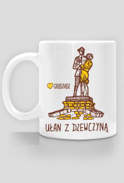 Kubek Grudziądz Ułan z Dziewczyną