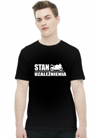 Stan uzależnienia - męska koszulka motocyklowa