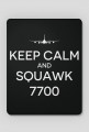 AeroStyle - podkładka pod mysz "Keep calm and squawk 7700"
