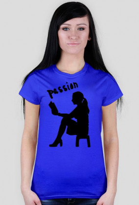 T-shirt Kobieta Czytająca Passion