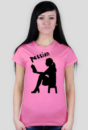 T-shirt Kobieta Czytająca Passion