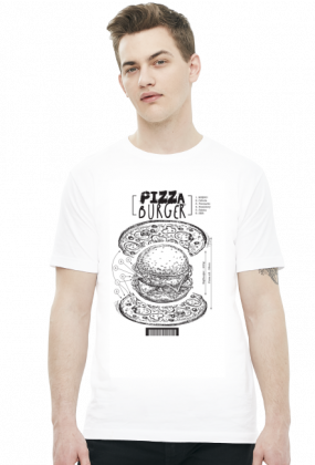 Pizza Burger - ♂ biała