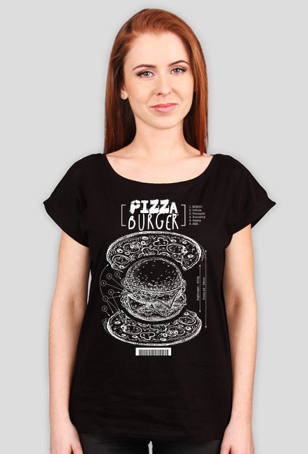 Pizza Burger - ♀ czarna
