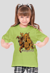 T-Shirt dziewczęcy zielony