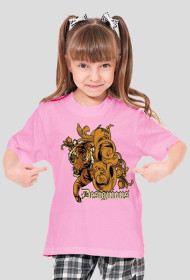 T-Shirt dziewczęcy różowy