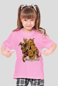 T-Shirt dziewczęcy różowy