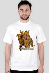 T-shirt męski biały