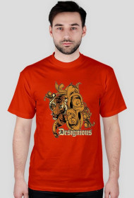 T-shirt męski czerwony