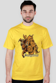 T-Shirt męski zółty