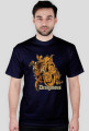 T-Shirt męski granatowy